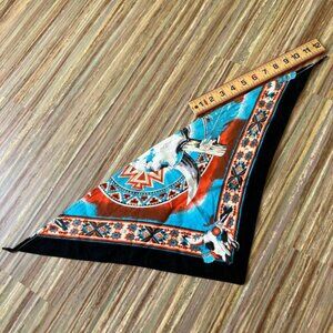 Western Neckerchief Half Bandana Triangle Scarf Southwestern Print